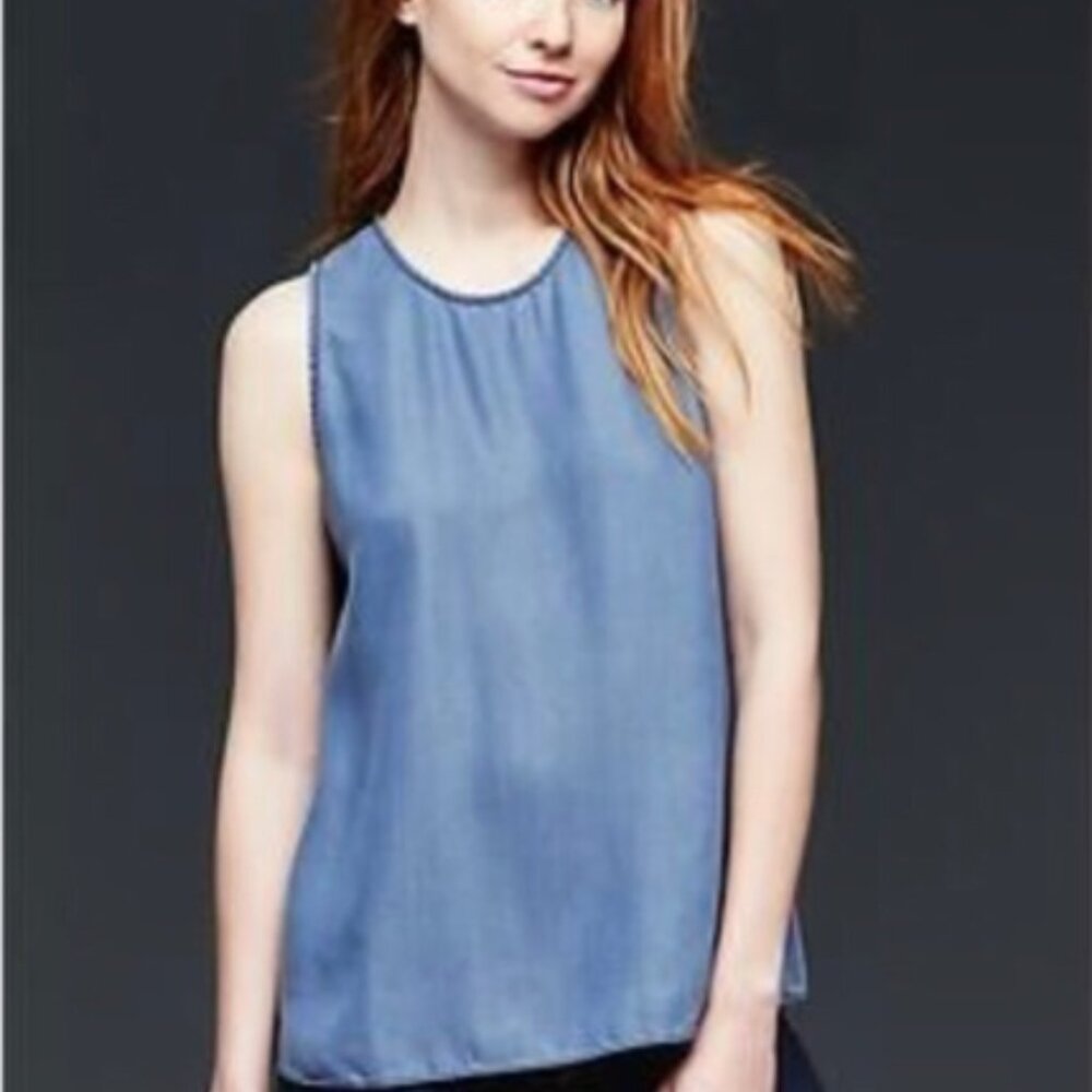 GAP 1969 Womens Tencel Sleeveless Top SIZE S